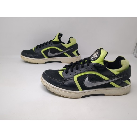 Nike Huarache Shoes Women’s Size 7 Black Lime Green 385433-005 Athletic Run 2010 - Picture 4 of 11